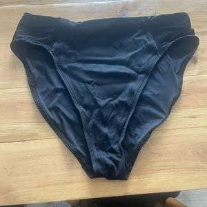High waisted swim bottoms